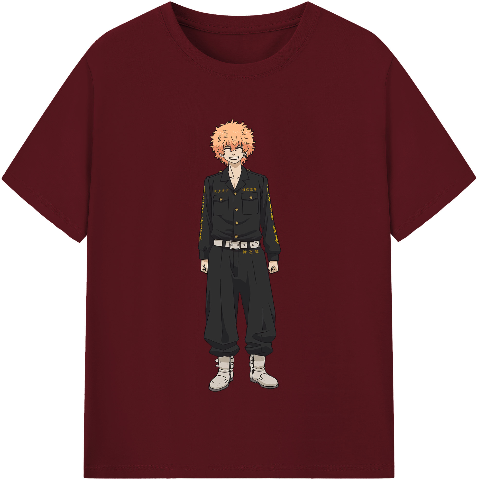 （画像用） 東京リベンジャーズ Tokyo Revengers 綿100％半袖Tシャツ（フロントプリント）